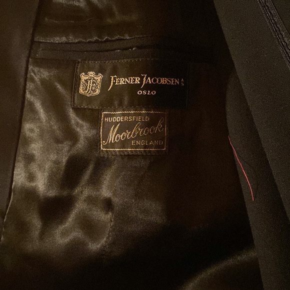 Men’s tuxedo set wool black EUC - Picture 3 of 6